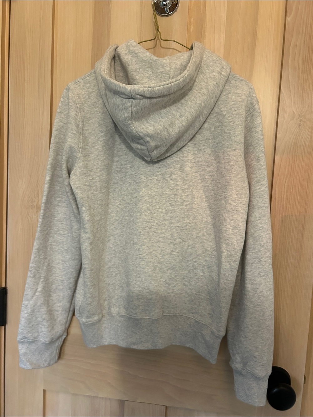 Brandy Melville Light Gray Full-Zip Hoodie - Picture 3 of 3